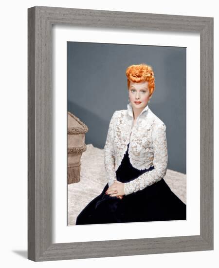 Lucille Ball, ca. 1940s-null-Framed Photo