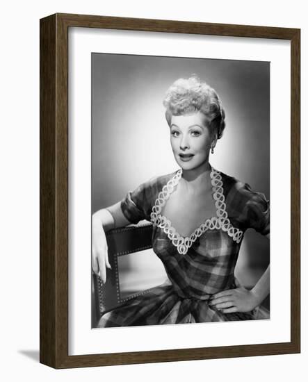 Lucille Ball, Ca. 1950-null-Framed Photo