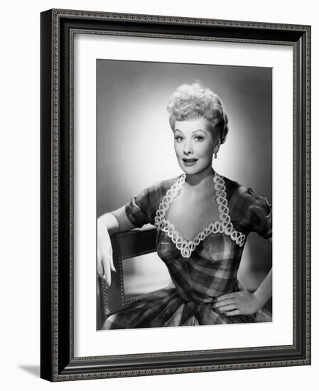 Lucille Ball, Ca. 1950-null-Framed Photo