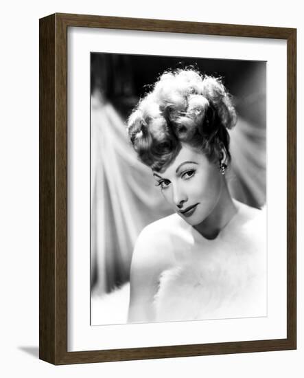 Lucille Ball, Ca. Mid-1940s-null-Framed Photo