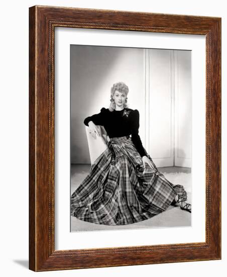 Lucille Ball in a Portrait, 1940's-null-Framed Photo