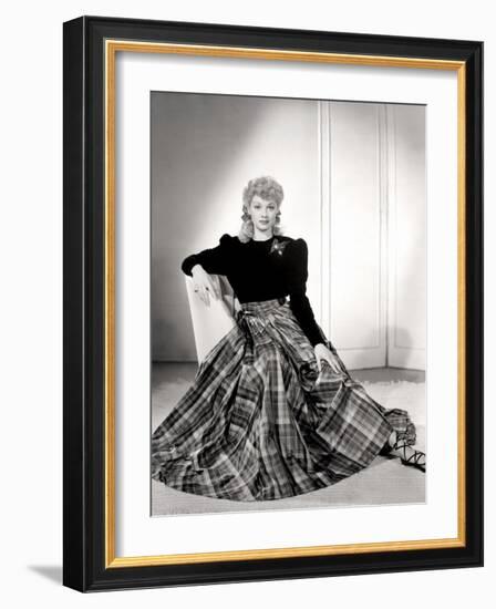 Lucille Ball in a Portrait, 1940's-null-Framed Photo