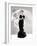 Lucille Ball Models a Lovely Black Gown, Publicity Still, 1940's-null-Framed Photo