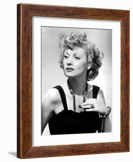 Lucille Ball Publicity Shot, 1940's-null-Framed Photo