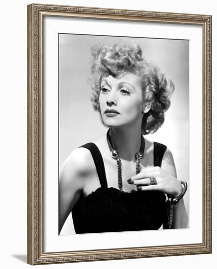 Lucille Ball Publicity Shot, 1940's--Framed Photo