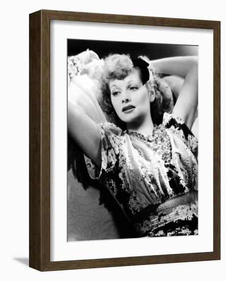 Lucille Ball, RKO Publicity Portrait, November 1940.-null-Framed Photo