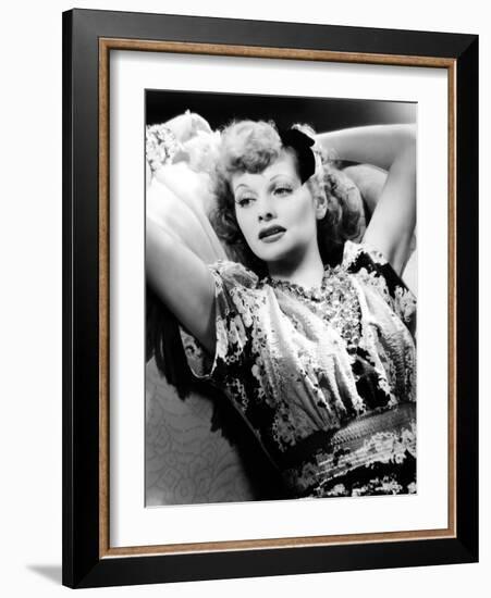 Lucille Ball, RKO Publicity Portrait, November 1940.-null-Framed Photo