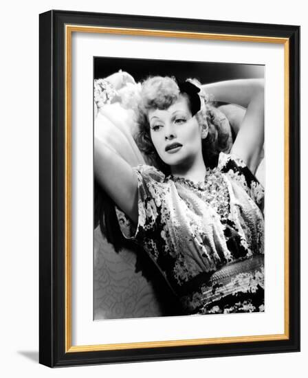 Lucille Ball, RKO Publicity Portrait, November 1940.-null-Framed Photo