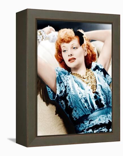 Lucille Ball, RKO publicity shot, ca. 1940-null-Framed Stretched Canvas