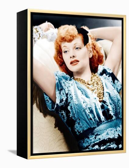 Lucille Ball, RKO publicity shot, ca. 1940-null-Framed Stretched Canvas