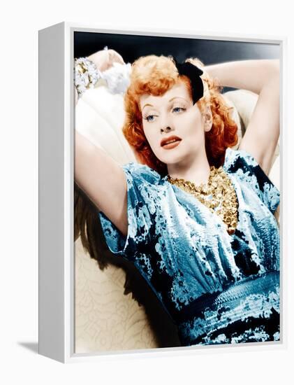 Lucille Ball, RKO publicity shot, ca. 1940-null-Framed Stretched Canvas