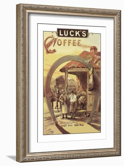 Luck's French Coffee-null-Framed Art Print