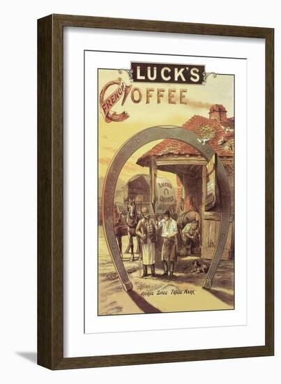 Luck's French Coffee-null-Framed Art Print