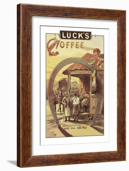 Luck's French Coffee-null-Framed Art Print