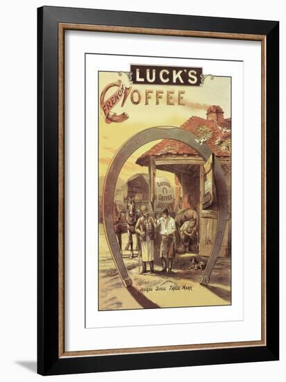 Luck's French Coffee-null-Framed Art Print