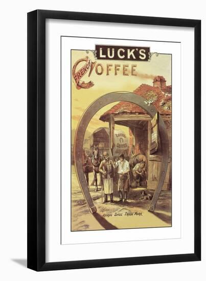 Luck's French Coffee-null-Framed Art Print