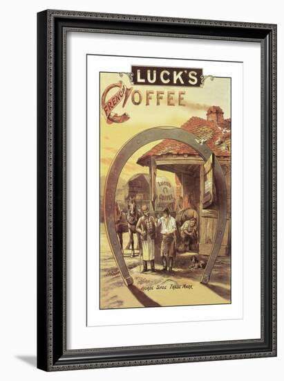 Luck's French Coffee-null-Framed Art Print