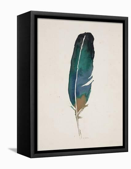 Luck - Textured-Megan Swartz-Framed Stretched Canvas