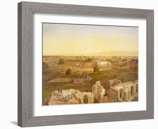 Lucknow, from 'India Ancient and Modern', 1867 (Colour Litho)-William 'Crimea' Simpson-Framed Giclee Print