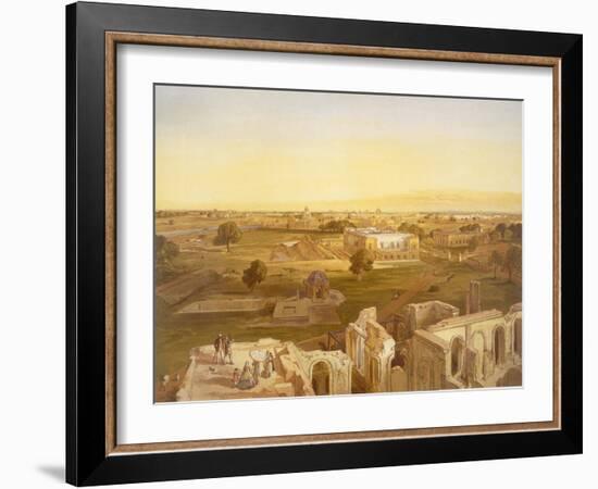 Lucknow, from 'India Ancient and Modern', 1867 (Colour Litho)-William 'Crimea' Simpson-Framed Giclee Print