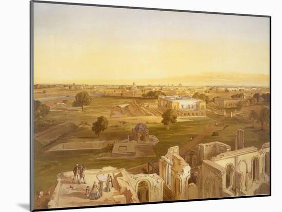 Lucknow, from 'India Ancient and Modern', 1867 (Colour Litho)-William 'Crimea' Simpson-Mounted Giclee Print