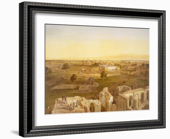 Lucknow, from 'India Ancient and Modern', 1867 (Colour Litho)-William 'Crimea' Simpson-Framed Giclee Print