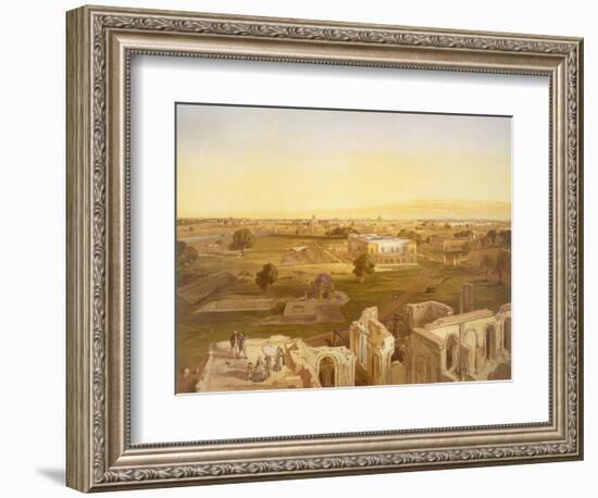 Lucknow, from 'India Ancient and Modern', 1867 (Colour Litho)-William 'Crimea' Simpson-Framed Giclee Print