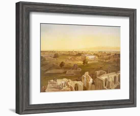 Lucknow, from 'India Ancient and Modern', 1867 (Colour Litho)-William 'Crimea' Simpson-Framed Giclee Print