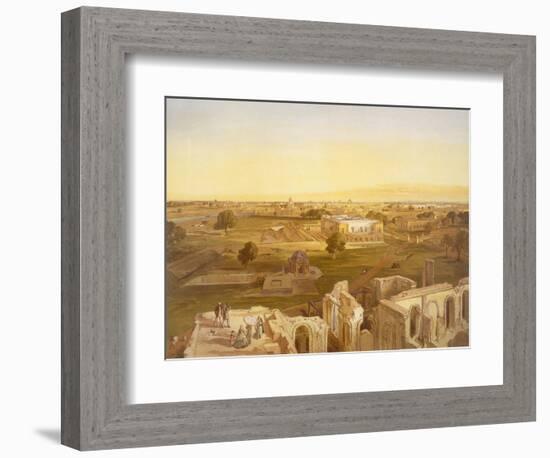 Lucknow, from 'India Ancient and Modern', 1867 (Colour Litho)-William 'Crimea' Simpson-Framed Giclee Print