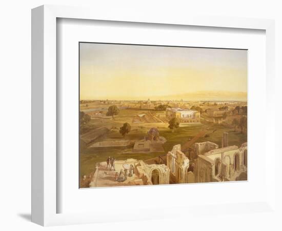 Lucknow, from 'India Ancient and Modern', 1867 (Colour Litho)-William 'Crimea' Simpson-Framed Giclee Print