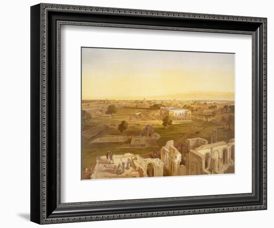 Lucknow, from 'India Ancient and Modern', 1867 (Colour Litho)-William 'Crimea' Simpson-Framed Giclee Print