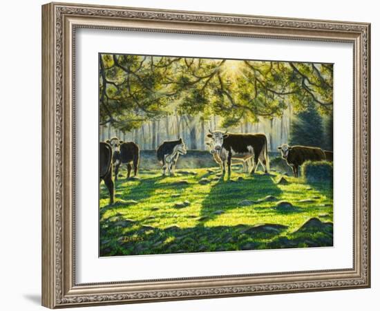 Lucky Bull-Bruce Dumas-Framed Giclee Print