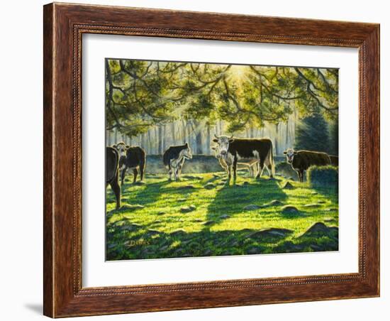 Lucky Bull-Bruce Dumas-Framed Giclee Print