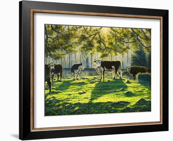 Lucky Bull-Bruce Dumas-Framed Giclee Print