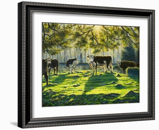 Lucky Bull-Bruce Dumas-Framed Giclee Print