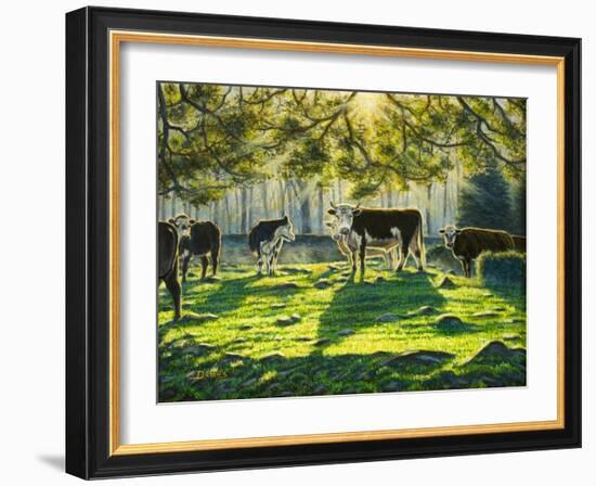 Lucky Bull-Bruce Dumas-Framed Giclee Print