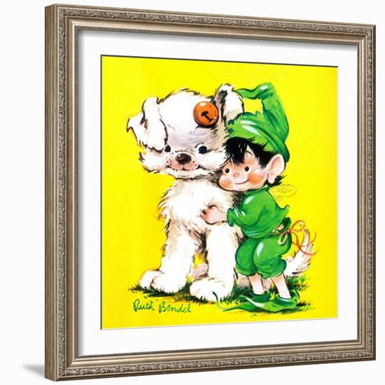 Lucky Bunny - Jack & Jill-George Lesnak-Framed Giclee Print