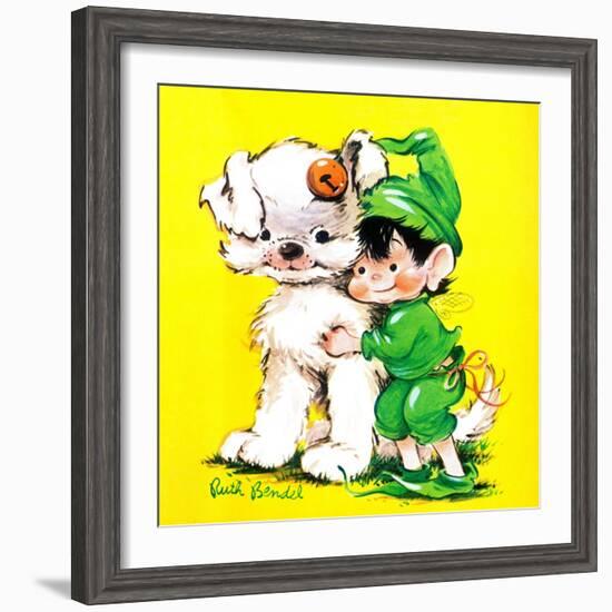 Lucky Bunny - Jack & Jill-George Lesnak-Framed Giclee Print