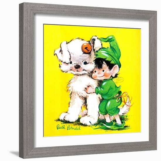 Lucky Bunny - Jack & Jill-George Lesnak-Framed Giclee Print