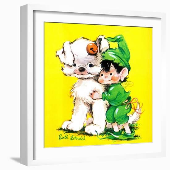 Lucky Bunny - Jack & Jill-George Lesnak-Framed Giclee Print