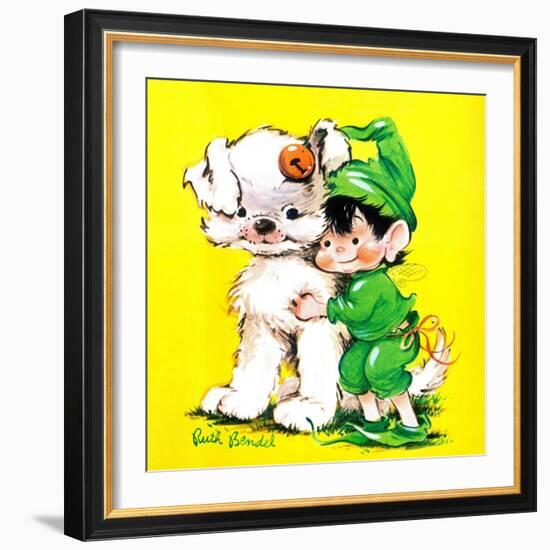 Lucky Bunny - Jack & Jill-George Lesnak-Framed Giclee Print