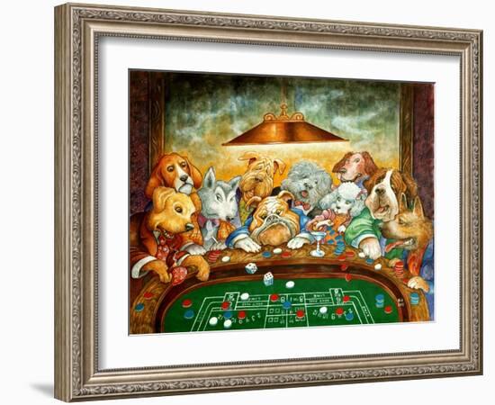 Lucky Dogs-Bill Bell-Framed Giclee Print