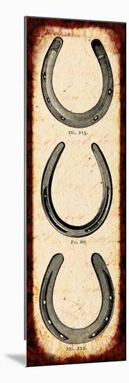 Lucky Horseshoes-Piddix-Mounted Art Print