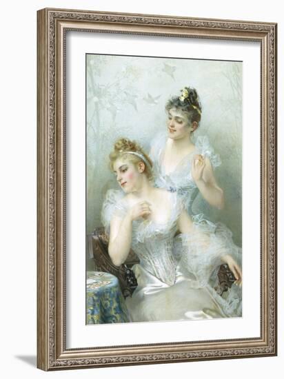 Lucky in Love-Vittorio Corcos-Framed Giclee Print