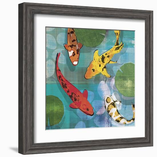 Lucky Koi I-Tandi Venter-Framed Giclee Print