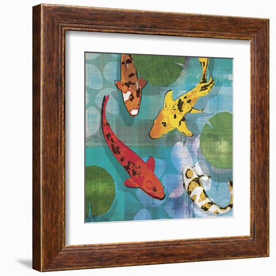 Lucky Koi I-Tandi Venter-Framed Giclee Print