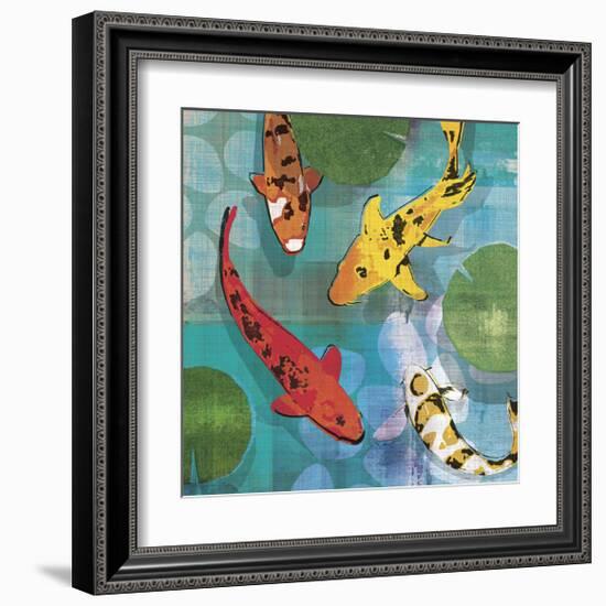 Lucky Koi I-Tandi Venter-Framed Giclee Print