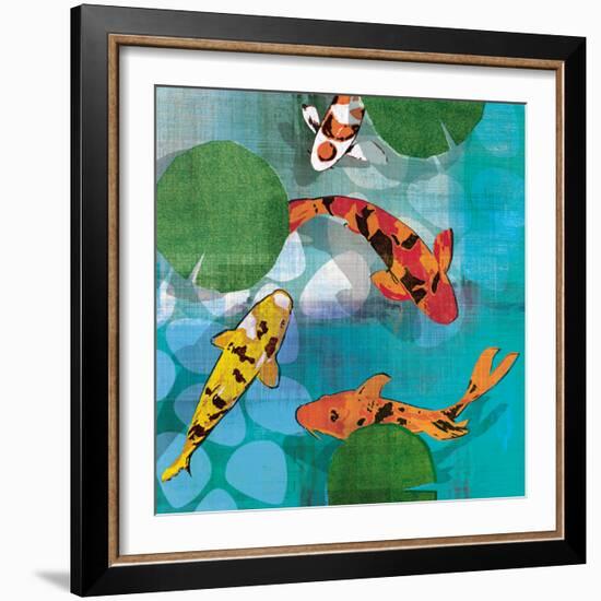 Lucky Koi II-Tandi Venter-Framed Art Print