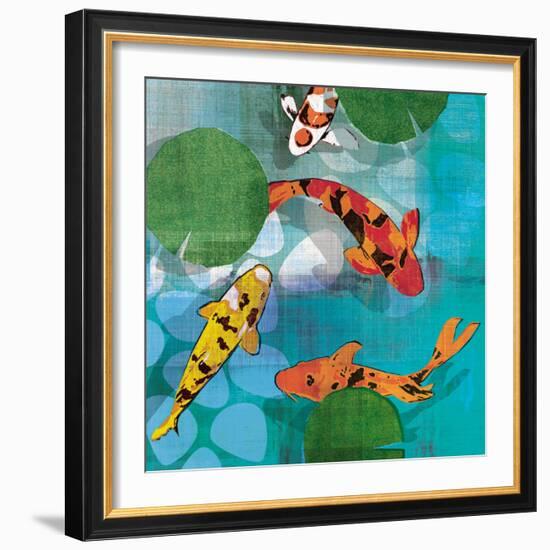 Lucky Koi II-Tandi Venter-Framed Art Print