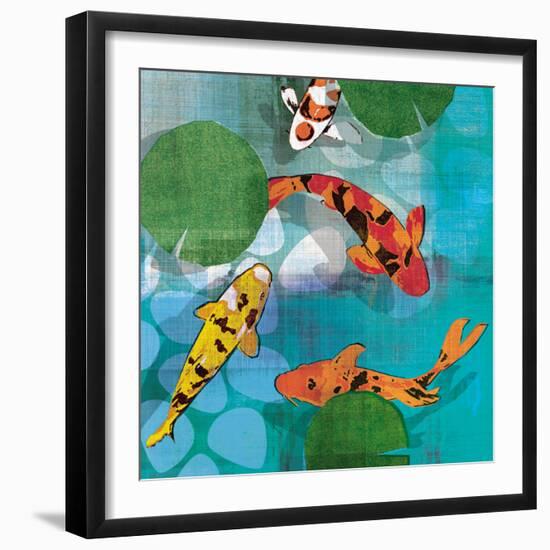 Lucky Koi II-Tandi Venter-Framed Art Print